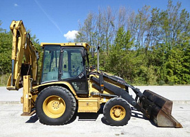 Услуги экскаватора-погрузчика Caterpillar 428 D