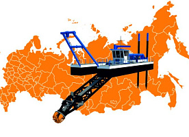 Аренда земснаряда, услуги земснаряда
